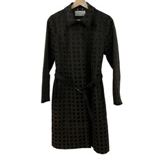 Auth COURREGES - Dark Brown Black Women's Coat