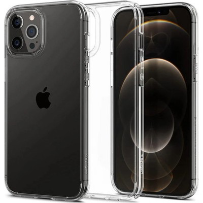 Schutzhülle Spigen Ultra Hybrid für iPhone 12 / 12 Pro transparent