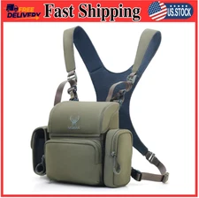 Binocular Harness Chest Pack with Rangefinder Pocket for Hunting & Hiking