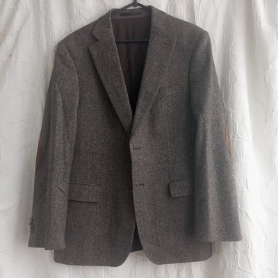 Grey wool blazer herringbone by Windsor