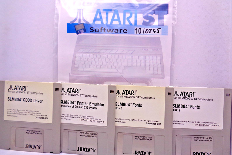 ATARI ST -- SLM804 GDOS DRIVER (ATARI) #JP