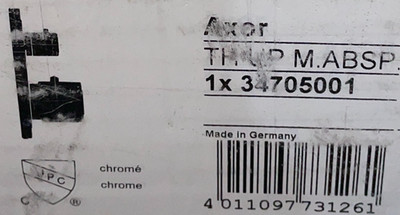 Axor Citterio M 34705001 Chrome Thermostatic Shower Faucet