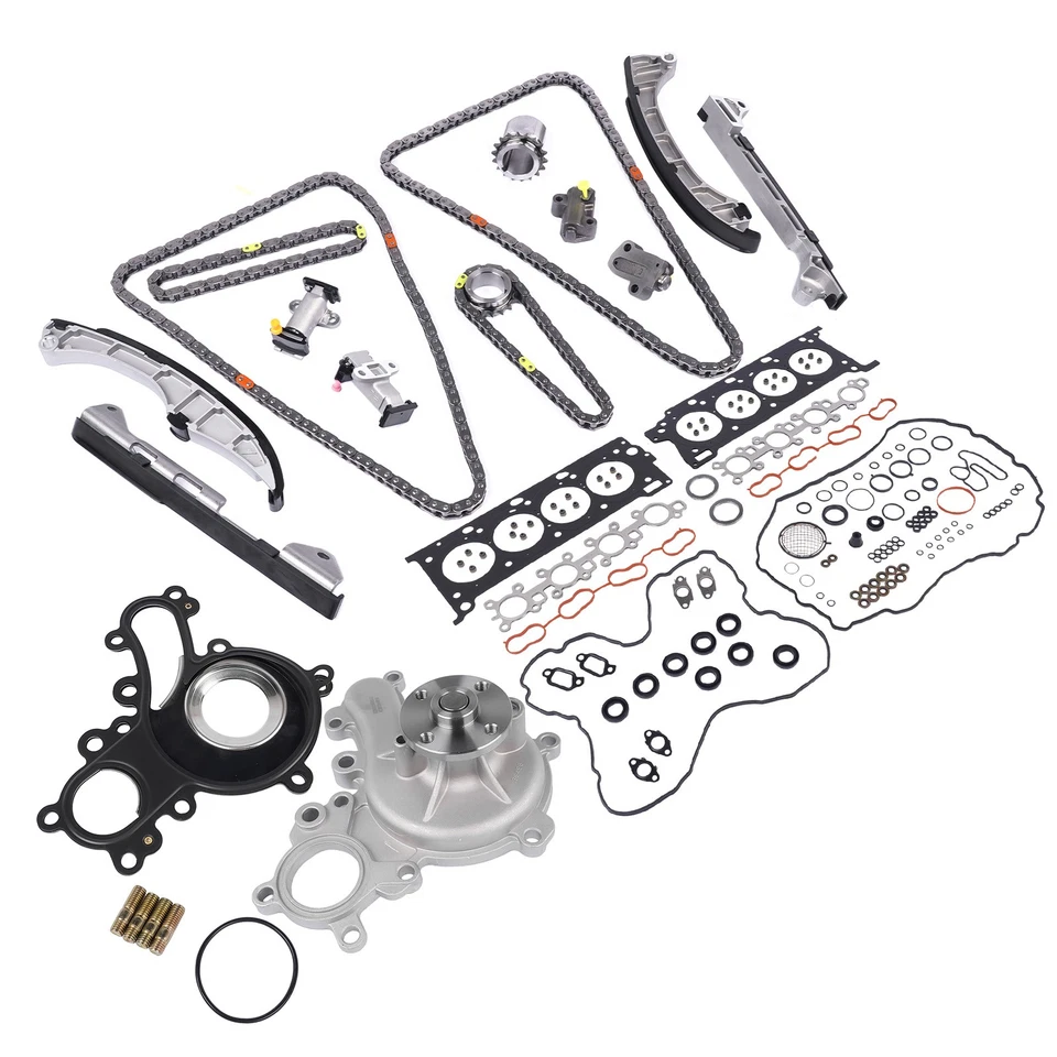 For Toyota Tundra Lexus 5.7L 2007-2017 Head Gasket Set Timing Chain Water Pump - Image 3 of 4