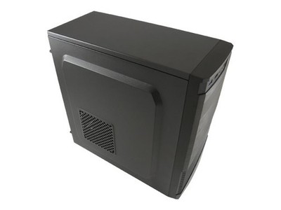 LC Power Classic 7037B Midi Tower ATX ohne Netzteil Schwarz Gebürstetes