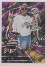 2024 Panini Select WNBA Courtside Purple Ice Prizm 72/149 Lisa Leslie HOF 19fe