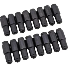 PRW Power 1200317 Tall Poly Locks, 7/16 Stud, Set/16