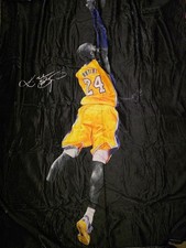 Kobe One Handed Jam Signature Fleece Throw Blanket 47x56