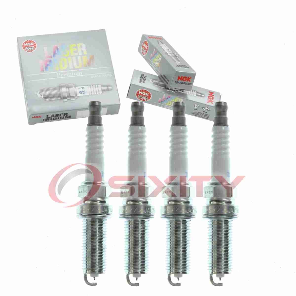 4 pc NGK Laser Iridium Spark Plugs for 2017-2018 Toyota Yaris iA 1.5L L4 uo