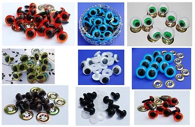 CELLOEXPRESS Sicherheitsaugen für Stofftiere Teddybär Herstellung Tier Puppen Amigurumi UK Verkäufer