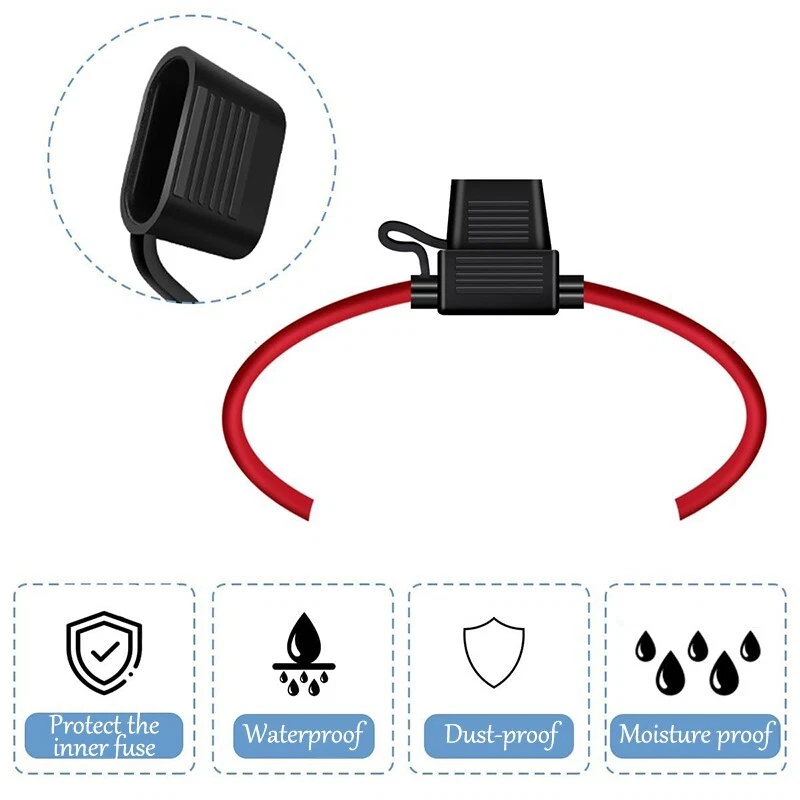 10-18AWG inline fuse holder - Suitable for ATO standard fuses - Image 4 of 4