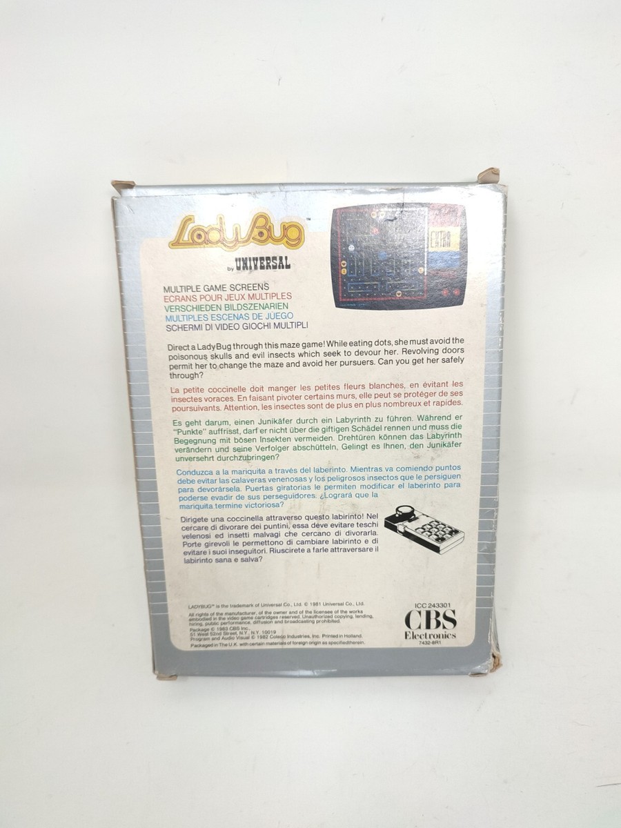 Coleco Vision ColecoVision Ladybug Spiel | eBay
