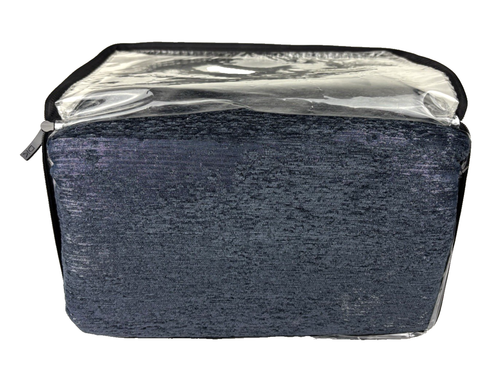 Donna Karan Home KING Duvet Cover Set Sapphire Navy Blue Euro Shams - Picture 12 of 24