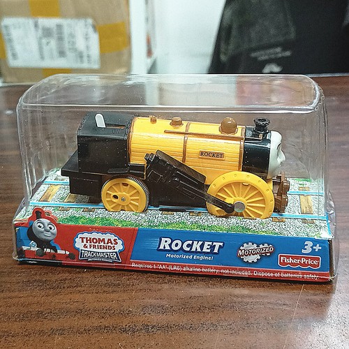 Box Trackmaster Thomas & Friends Motorized Train -Rocket Stephen Head - Picture 2 of 5