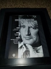 Rod Stewart My Heart Can't Tell You No Rare Radio Promo Poster Ad Framed!