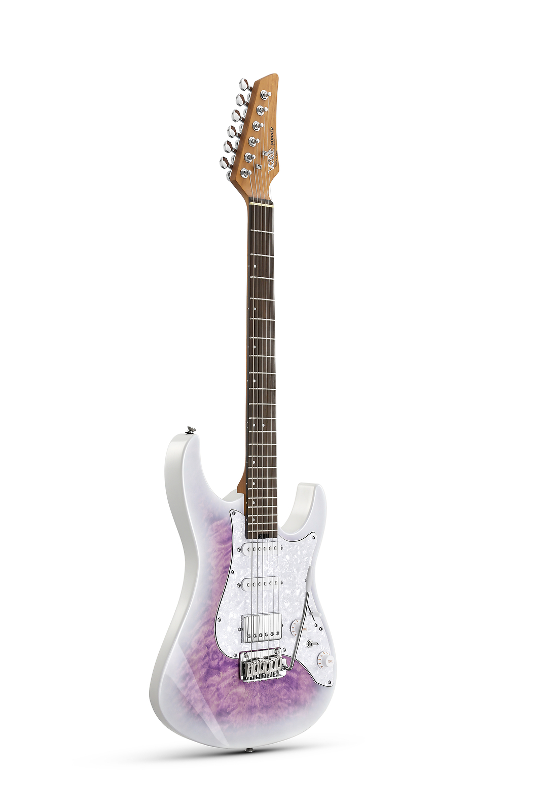Donner DST-550 Electric Guitar Solid Body Amethyst Burst + Gig Bag Tremolo Bar