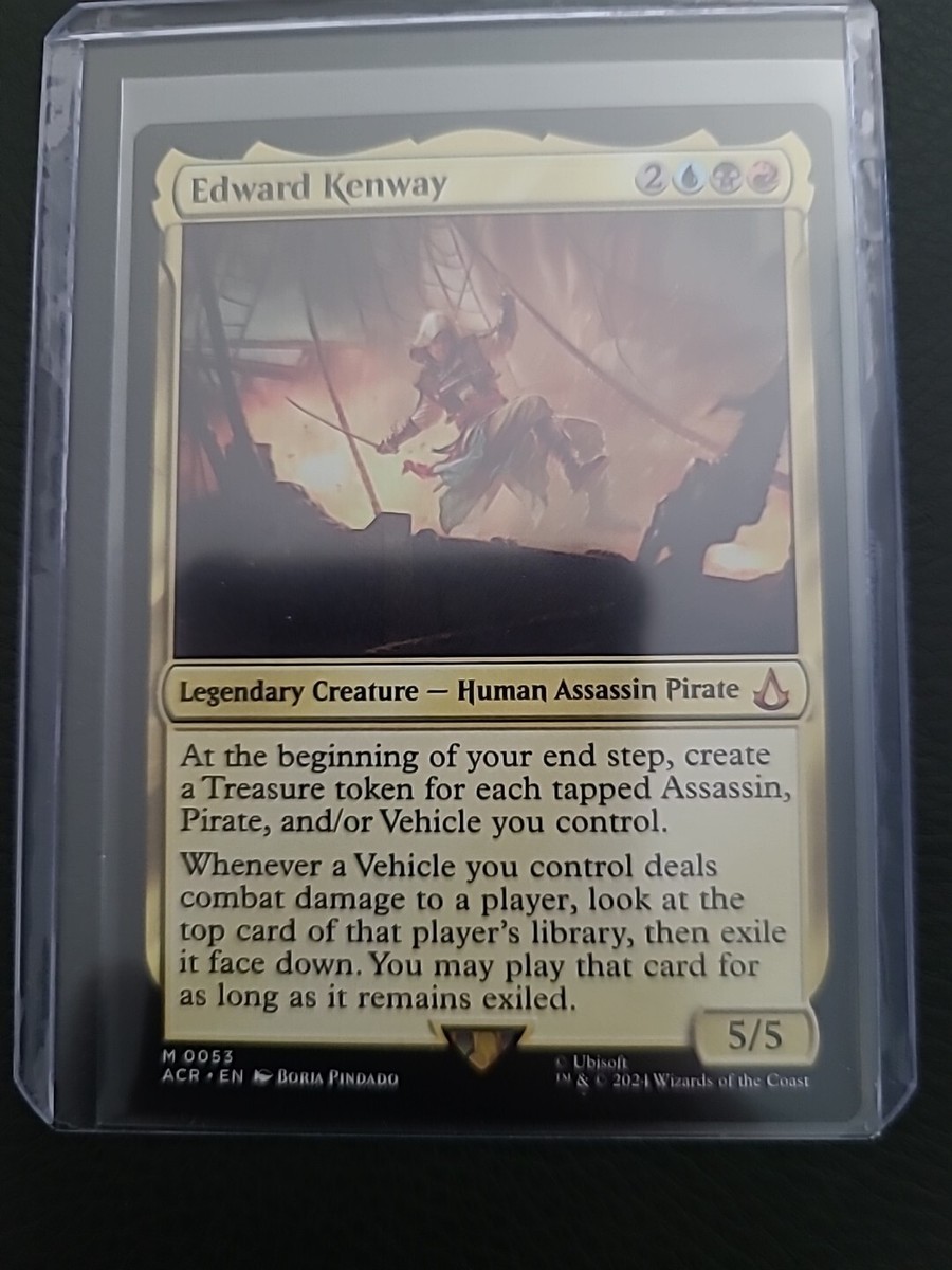 Edward Kenway #53 (NM) ACR Assassin's Creed Magic MTG