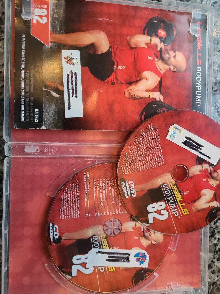 Les Mills BODYPUMP Release 82 Set DVD, Music CD & Choreography