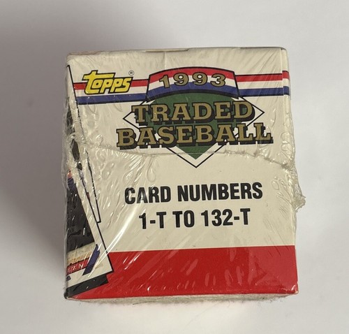 1993 Topps Baseball “Traded” Series -Complete Set 132 + 22 Team USA Cards-SEALED - Picture 3 of 3