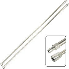 Hourleey Pressure Washer Extension Wand, 120 Inch (10ft) Stainless Steel with 1/