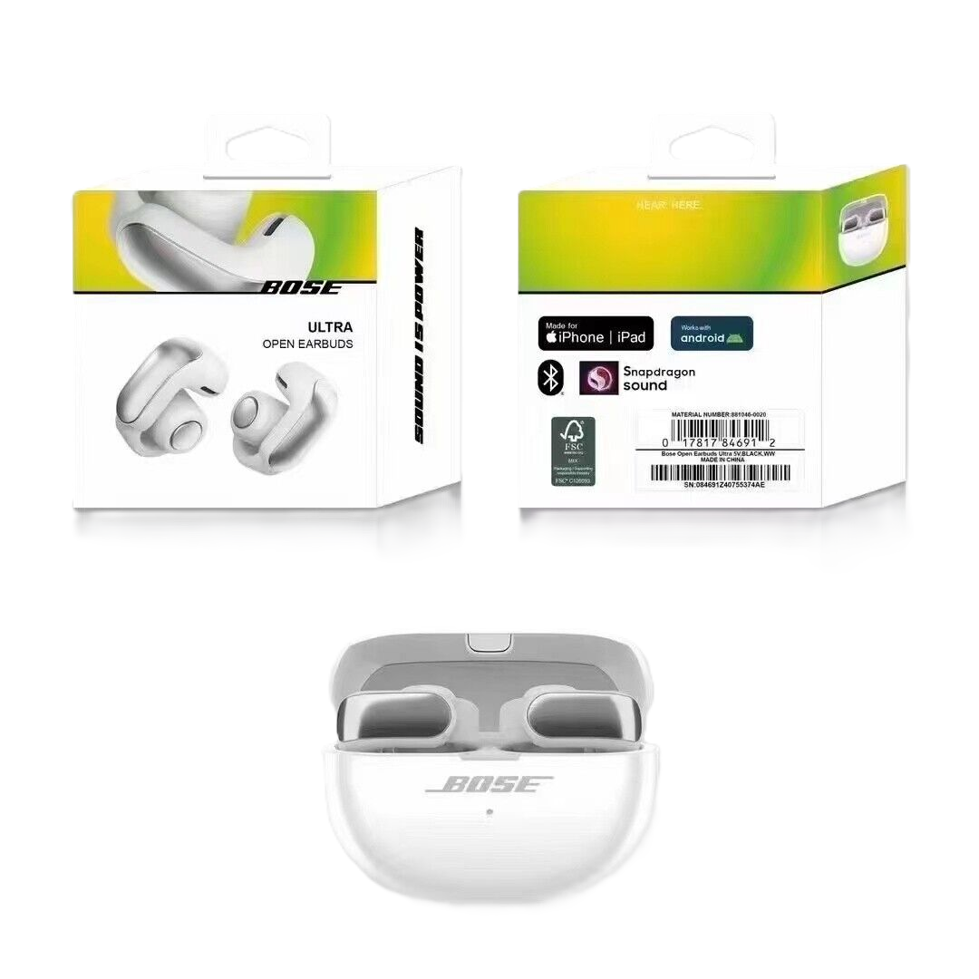 Brand New!_Bose Ultra Open - Ear True Wireless Bluetooth Open Earbuds-white