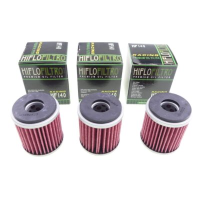 3x Ölfilter HF140 Set Hiflo für Yamaha YZF WRF 250 450 YFZ YFM Raptor YBR250 YZ