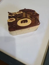 WOODEN PUZZLE JEWERLY BOX WITH SECRET LOCK, LINED WITH RED VELVET