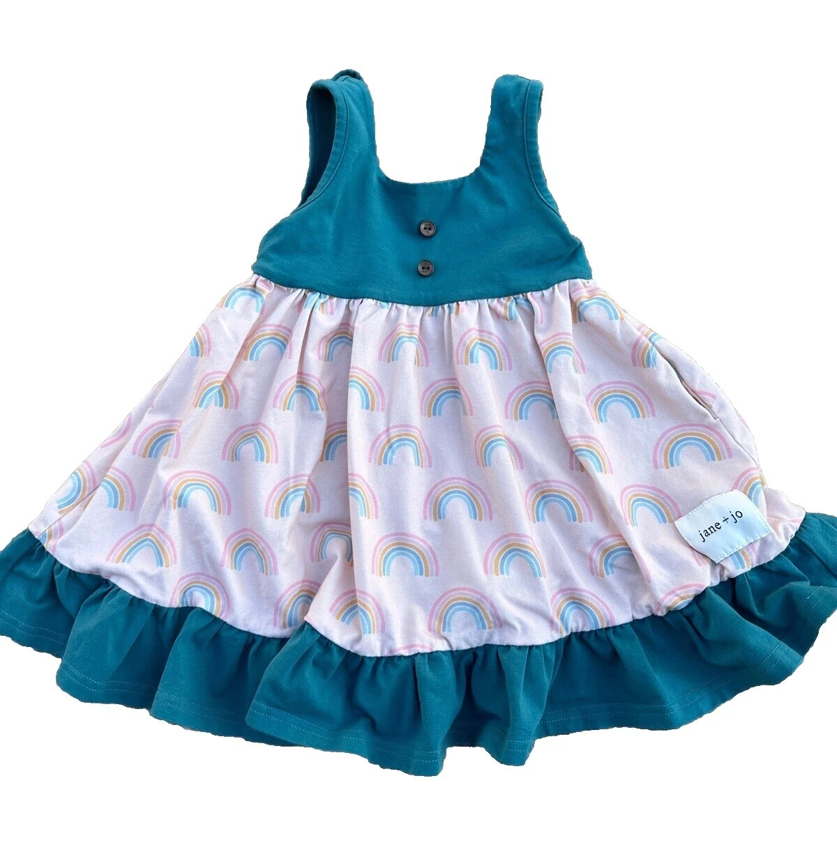 Jane Vestidos de mistura de Algodão para Meninas