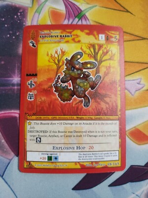 Explosive Rabbit Reverse Holo NM Metazoo Wilderness 1st Edition