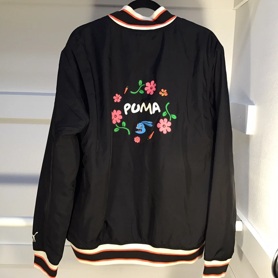 * Новый * Puma Randomevent Bomber куртка коричневый Sz S с ярлыками - Изображение 2 из 4