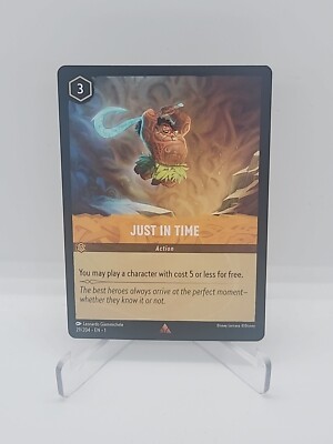 Disney Lorcana TCG Just in Time 29/204 Regular Rare The First Chapter NM |  eBay Australia