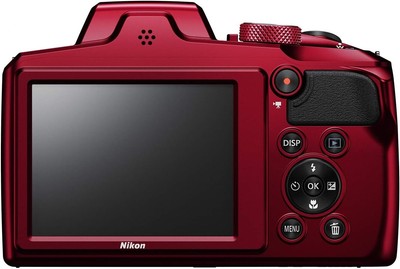 NEAR MINT] NIKON CLOOLPIX B600 16.0MP RED Compact Digital