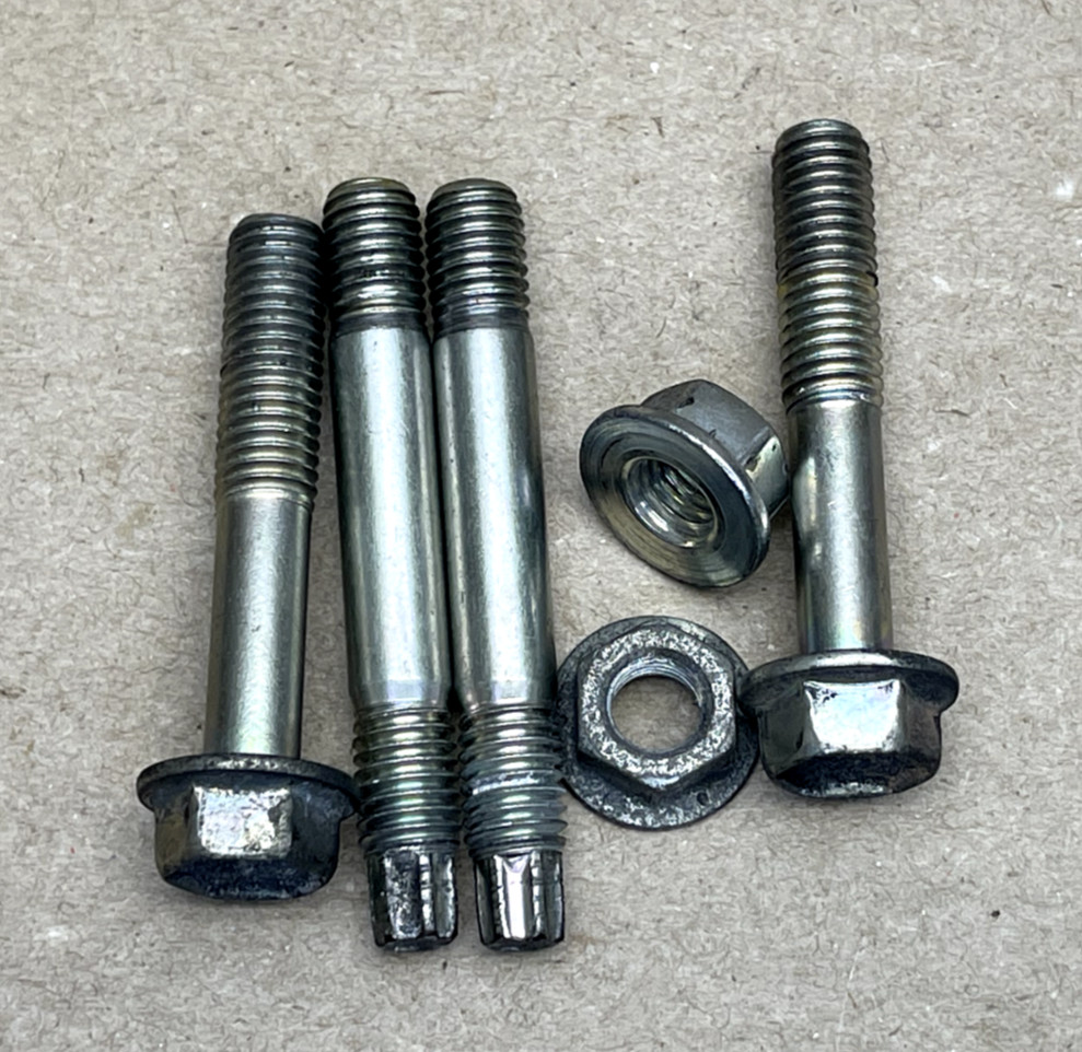 06-16 LEXUS IS250 IS350 FUEL RAIL RAMP PIPE MOUNTING BOLTS LH OEM 23808-31010