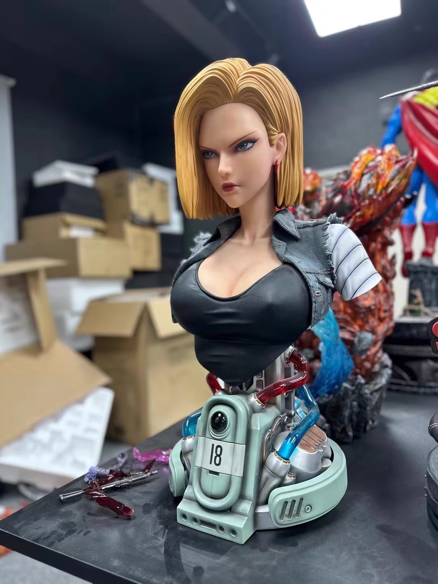 Green Leaf Studio 18号 GLS005 1/4 スタチュー Dragon Ball Android 18 Resin Statue - Green Leaf Studio [In