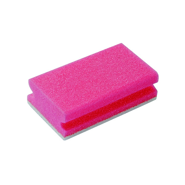 Finger Grip Scourers 130x70x40mm Red (Pack of 10) SPCARE60I - SPCARE60I