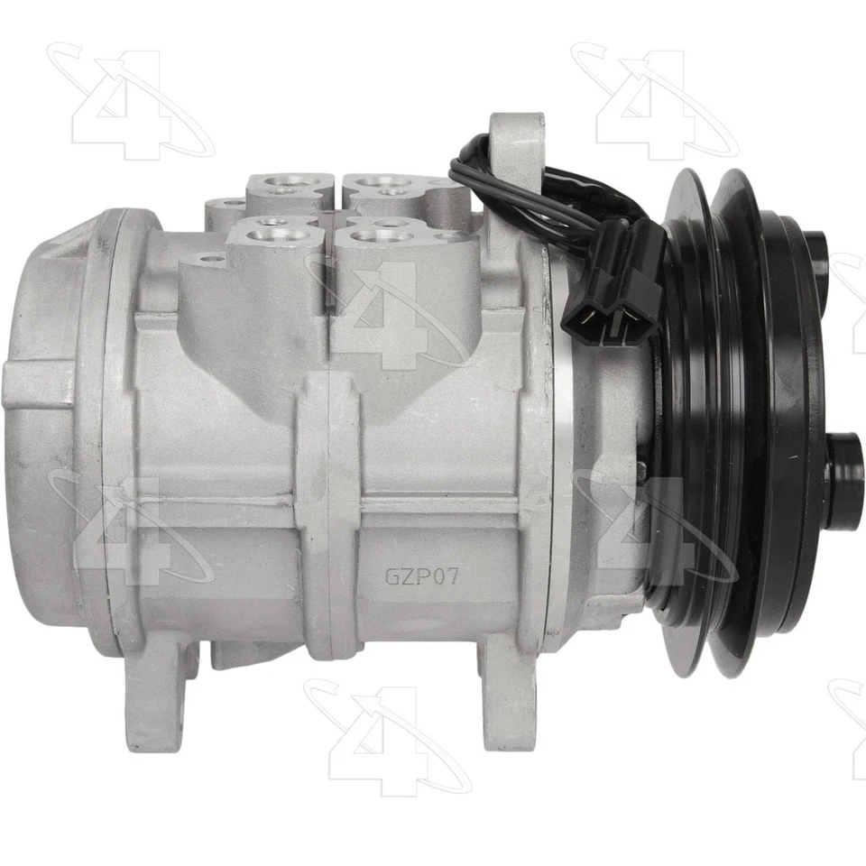 Compresor de aire acondicionado chasis despojado comercial Ford F-59 1988-1991 4 estaciones Foto 4 de 4