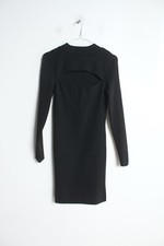 Primark Womens Cut Out Front Bodycon dress - Black - Size 10 12  (74h)