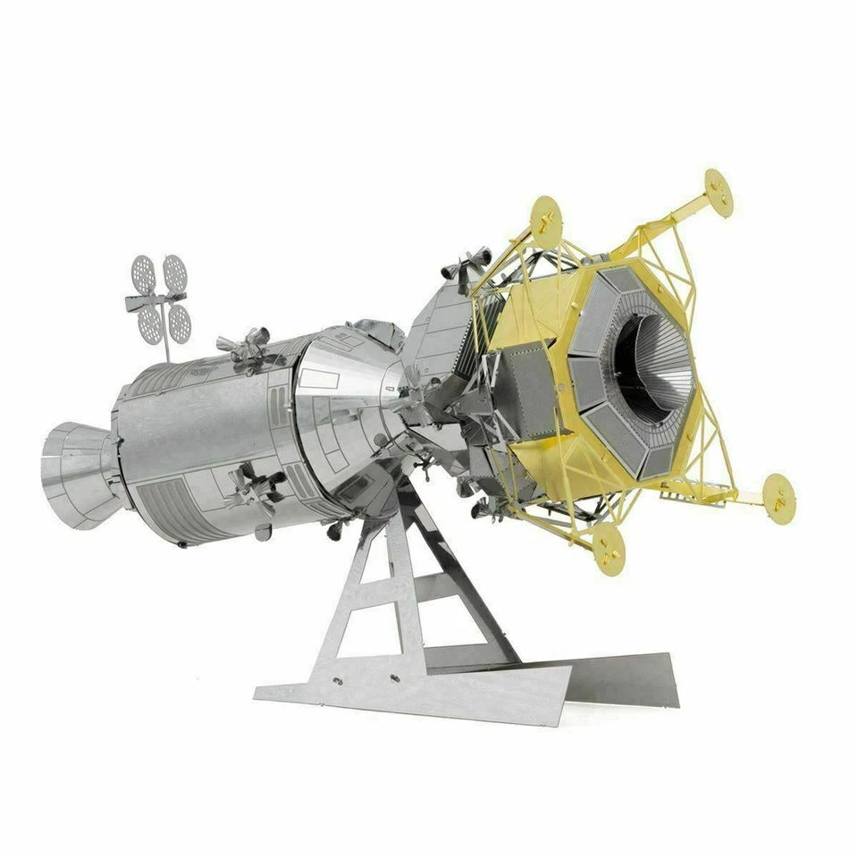 Fascinations Metal Earth Apollo CSM With LM Laser Cut Metal Model Kit -New - Image 3 of 4