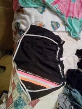 JUSTICE SPORT RUNNING SHORT BLACK L 12/14 