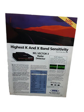1989 Bel Vector 3 Radar Detector Original Pri...