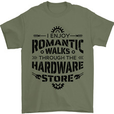 Romantic Walks Hardware Store Tradesman DIY Mens T-Shirt 100 Cotton