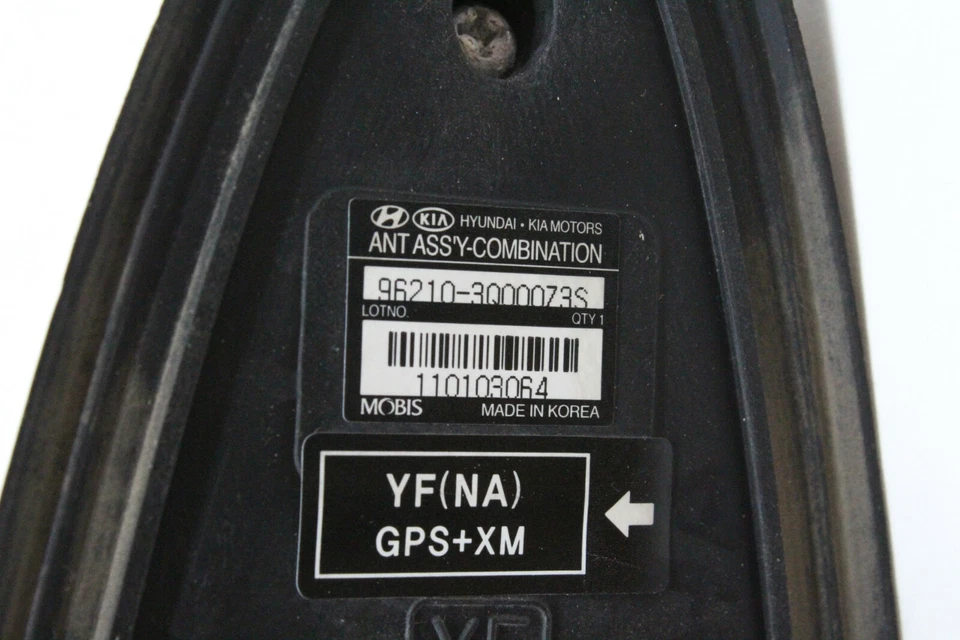 Hyundai Sonata 2013 techo aleta de tiburón antena plata Z3S fabricante de equipos originales 09 10 11 12 13 14 Foto 4 de 4