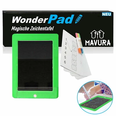 MAVURA WonderPad Magische Zaubertafel LCD Pad Kinder Leuchttafel Schreibtafel Maltafel