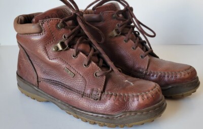 Rocky boots men's sz 8 medium brown leather hiking camping  GORE TEX made in USA