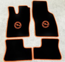 Autoteppich Fußmatten Set für Opel Astra F Waffenschmiede 93-98 orange 4tlg. Neu