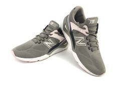 New Balance X90 Grey Womens 9.5 Blue/Pink Running Shoe Sneaker Comfort Flawless