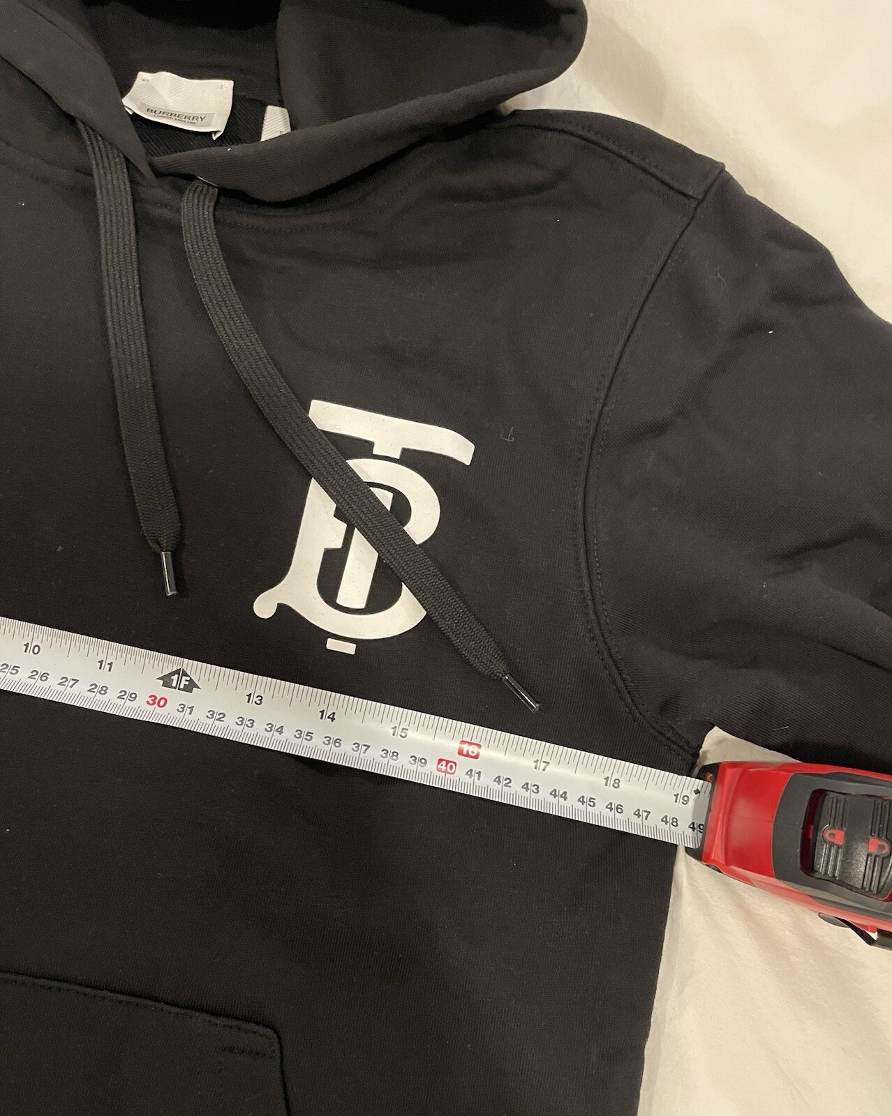 Authentic BURBERRY TB Monogram Black Sweatshirt, … - image 9