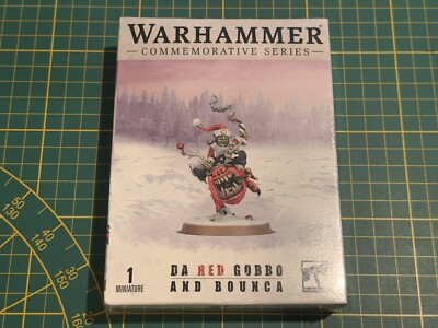 Warhammer 40K Commemorative Series Orcs Da Red Gobbo and Bounca New Rare OOP