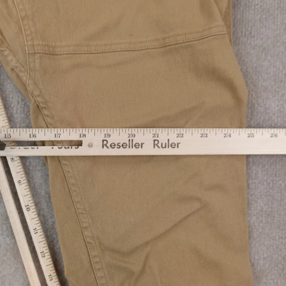 Pantalones de chándal Publish para hombre talla 36x27 marrón legado cremallera bolsillo elástico informal Foto 4 de 4