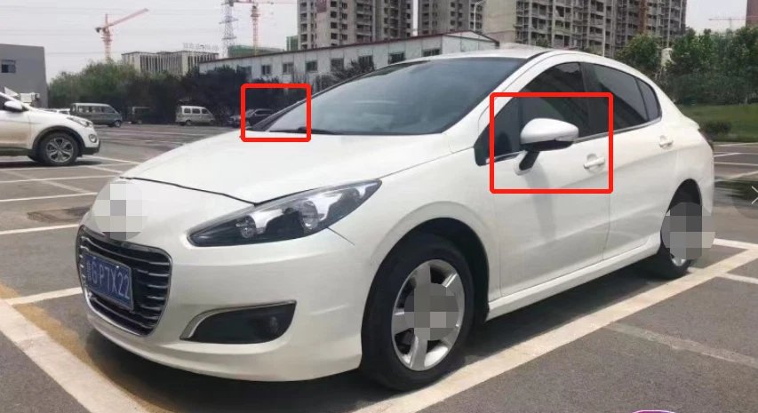 Refit For Peugeot 207 308 2006-2014 Rear view Mirror Cover Trim Chorme 2pcs - Image 3 of 4