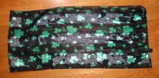 St. Patrick's Day Silky Polyester Shamrock Scarf Measures 13" x 75"